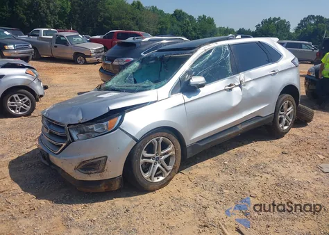 2018 Ford Edge Titanium from USA, damaged, VIN 2FMPK4K90JBB20226
